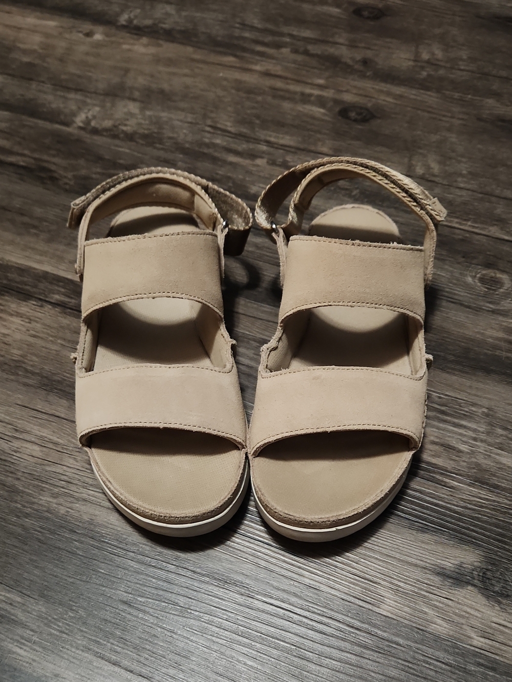UGG Women's Sandals in Light Beige with Adjustable Straps